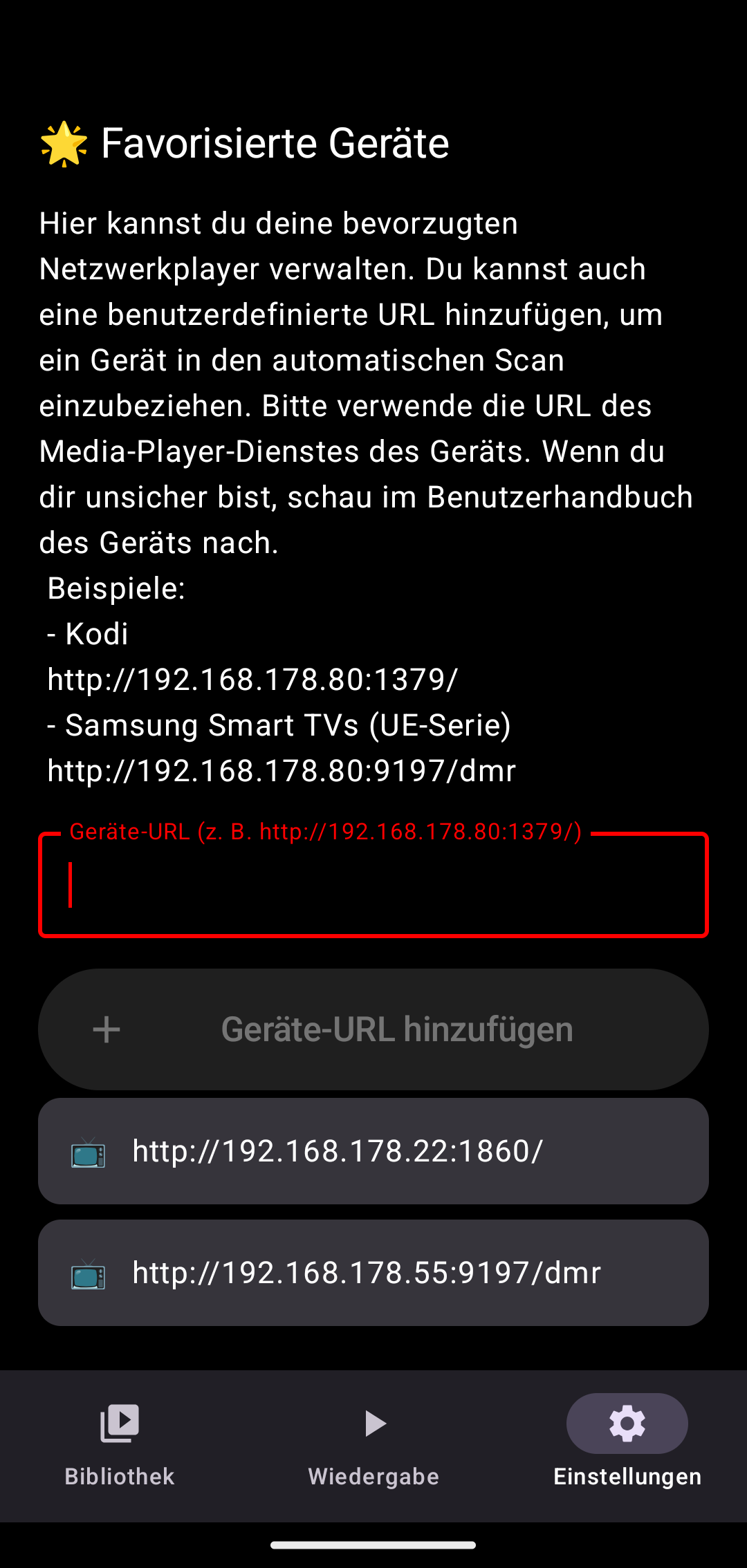 PlayOnDLNA, App-Screenshot 6