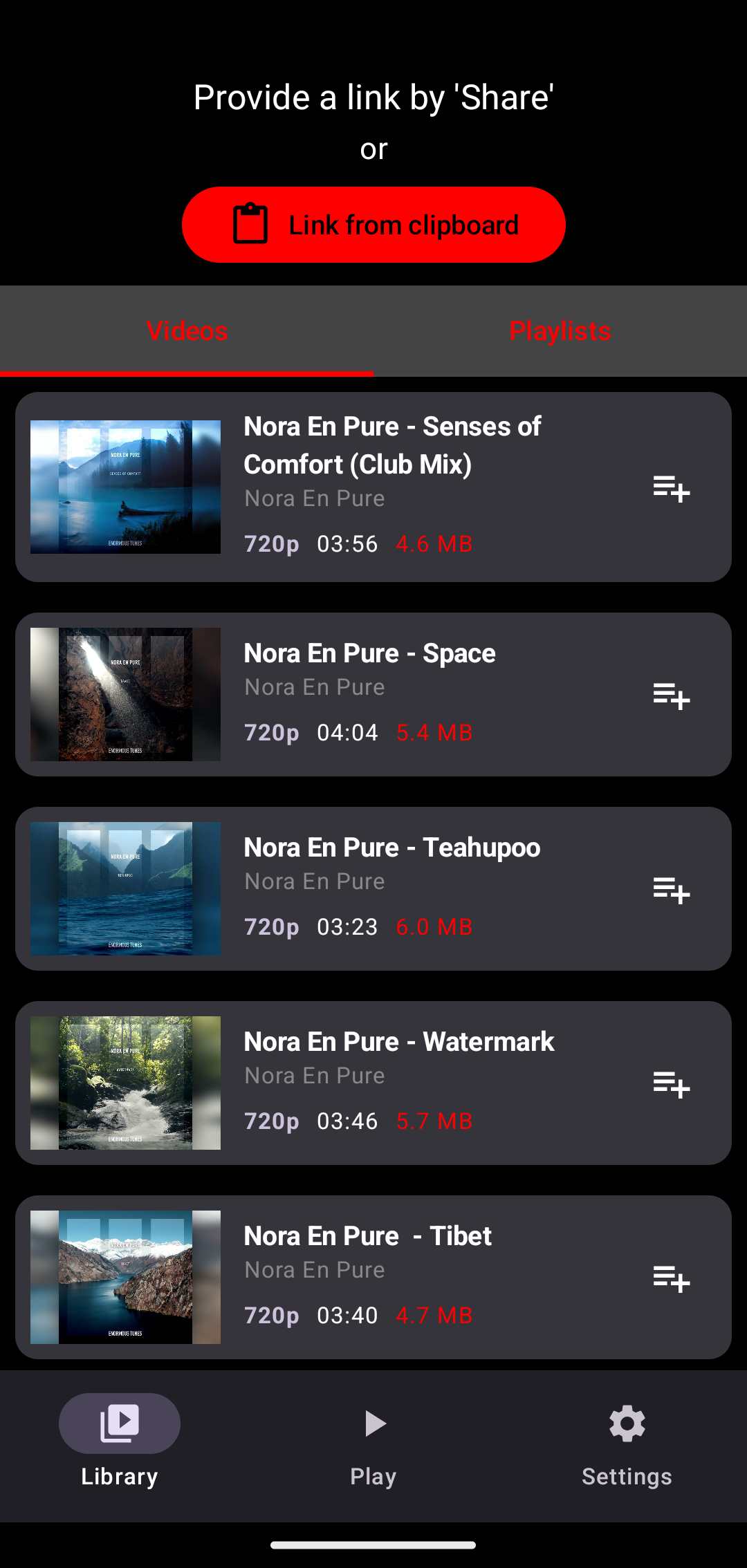 PlayOnDLNA, app screenshot 1