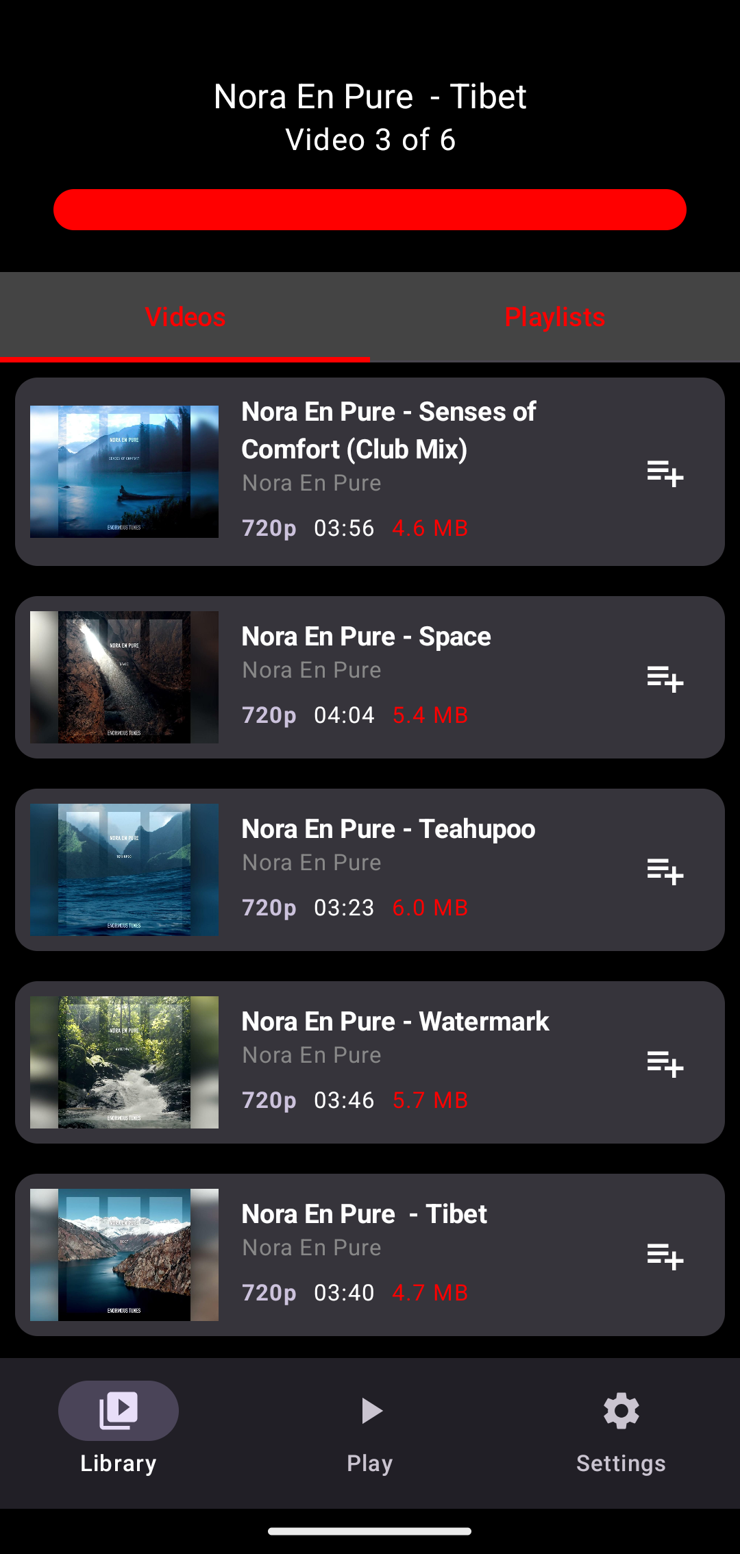 PlayOnDLNA, app screenshot 2